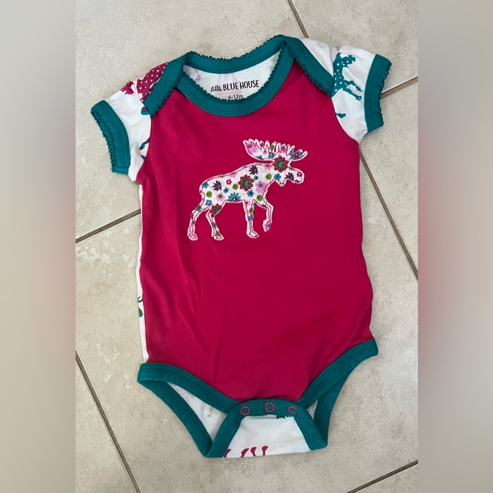 Little Blue House Moose Outfit